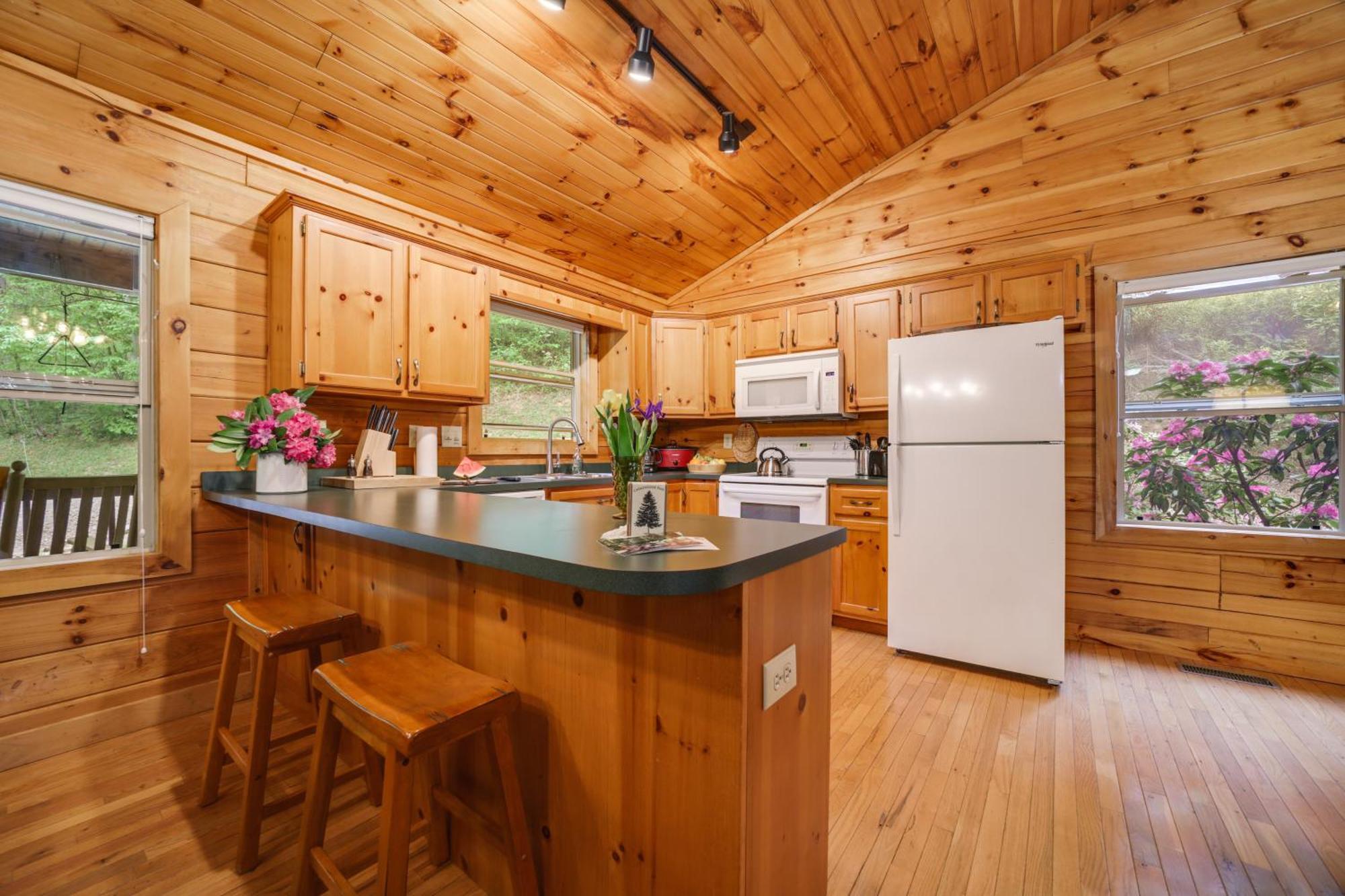 Peaceful Smoky Mountain Cabin With Deck And Fire Pit! เวย์นวิลล์ ภายนอก รูปภาพ